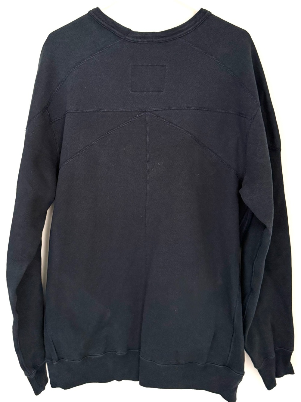 Men's Origin “The Heavy” Navy Crew Sweatshirt Made in USA - Picture 5 of 7